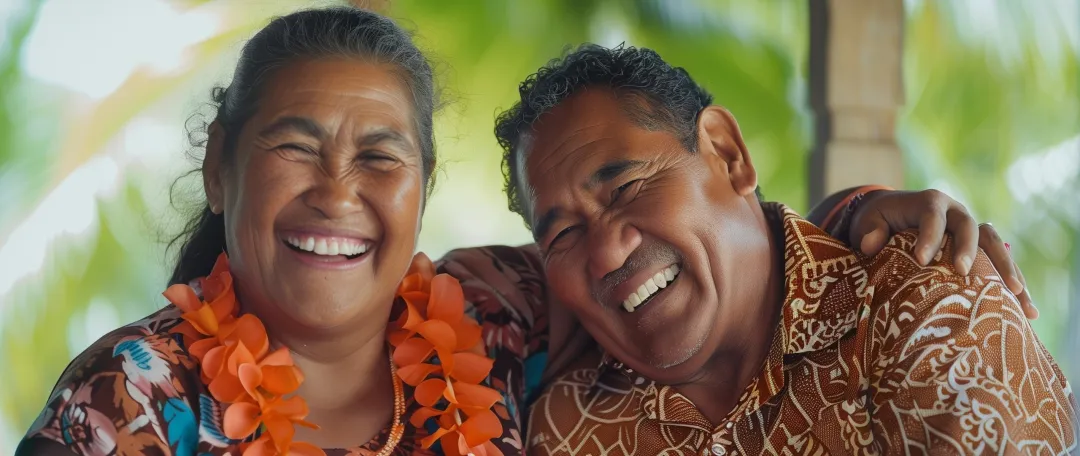 Couple supporting each other's mental health and wellbeing